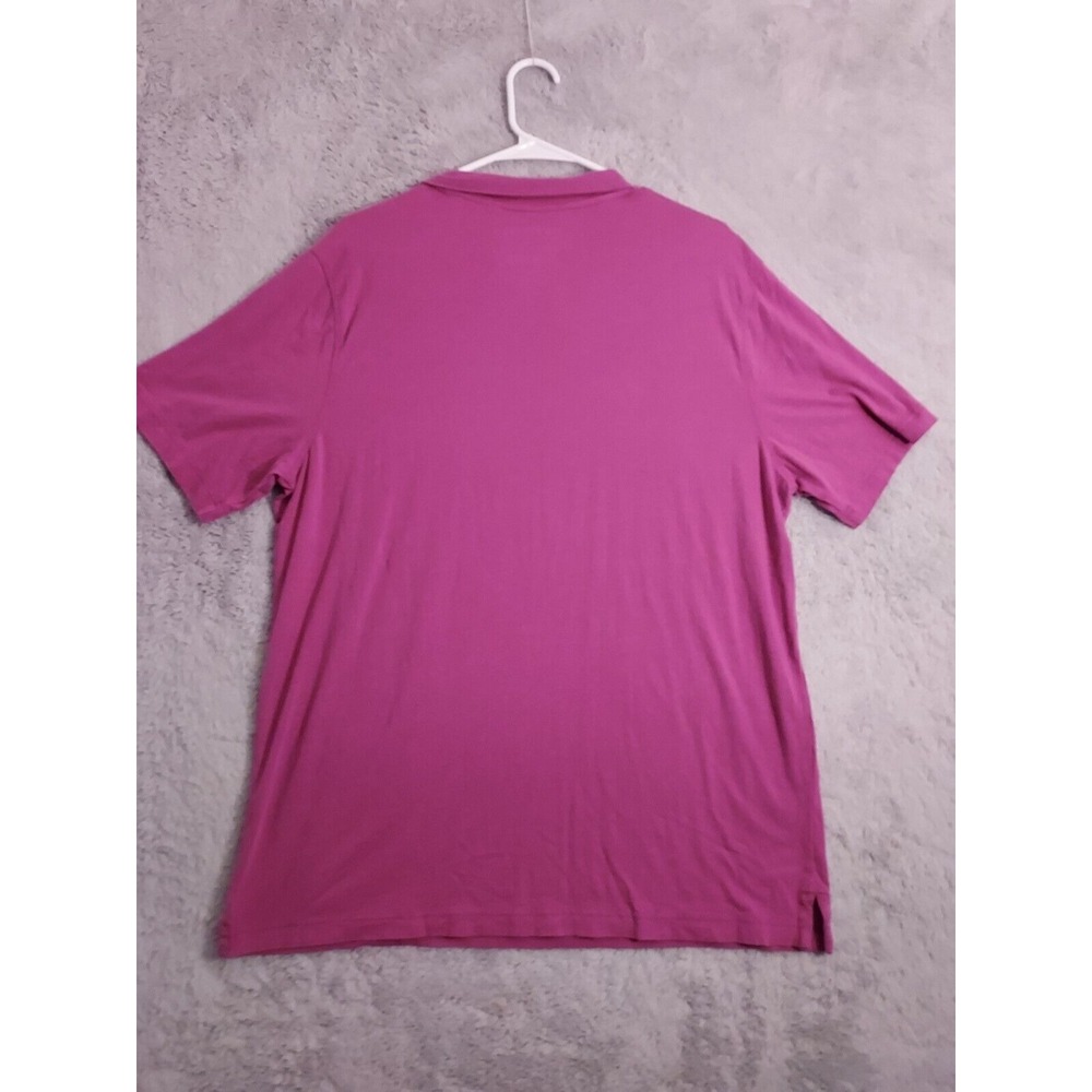 Municipal Sport Utility Gear Polo Shirt Mens Large Performance Stretch Purple L - Picture 6 of 9